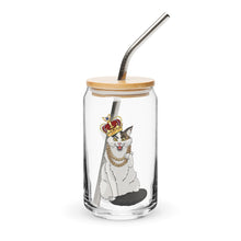 Load image into Gallery viewer, Sir Pounce Can-shaped glass