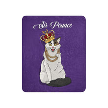 Load image into Gallery viewer, Sir Pounce Sherpa blanket