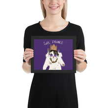 Load image into Gallery viewer, Sir Pounce - Framed poster