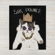 Load image into Gallery viewer, Sir Pounce - Throw Blanket