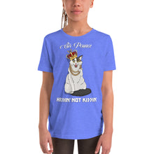 Load image into Gallery viewer, Sir Pounce (Irene) - Youth Short Sleeve T-Shirt