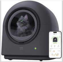 Load image into Gallery viewer, HHOLOVE Automatic Cat Litter Box Pro（Dark Grey）
