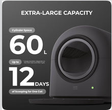 Load image into Gallery viewer, HHOLOVE Automatic Cat Litter Box Pro（Dark Grey）
