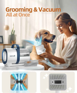 Oneisall Dog Grooming Vacuum Kit with 7 in 1