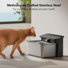 Load image into Gallery viewer, PetLibro - Glacier Ultrafiltration Stainless Steel Cat Water Fountain
