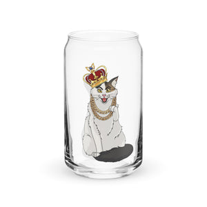 Sir Pounce Can-shaped glass