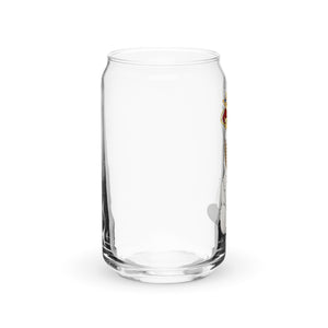 Sir Pounce Can-shaped glass