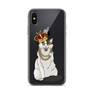 Sir Pounce Clear Case for iPhone®