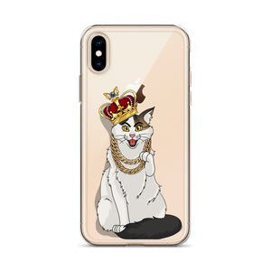 Sir Pounce Clear Case for iPhone®
