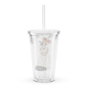 Sir Pounce Clear plastic tumbler