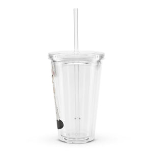 Sir Pounce Clear plastic tumbler