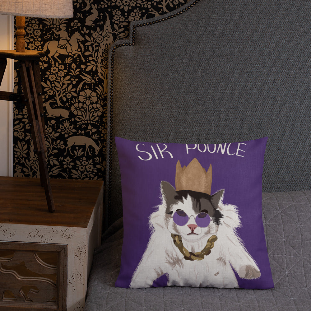 Sir Pounce (Taylor) Premium Pillow