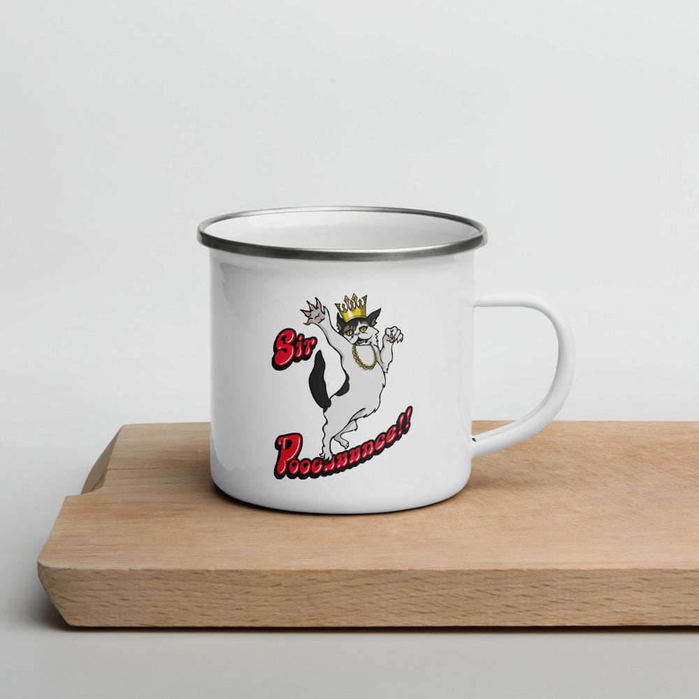 Sir Pounce Enamel Mug