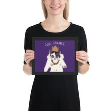 Load image into Gallery viewer, Sir Pounce - Framed poster
