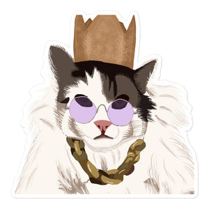 Sir Pounce (Taylor) Bubble-free stickers
